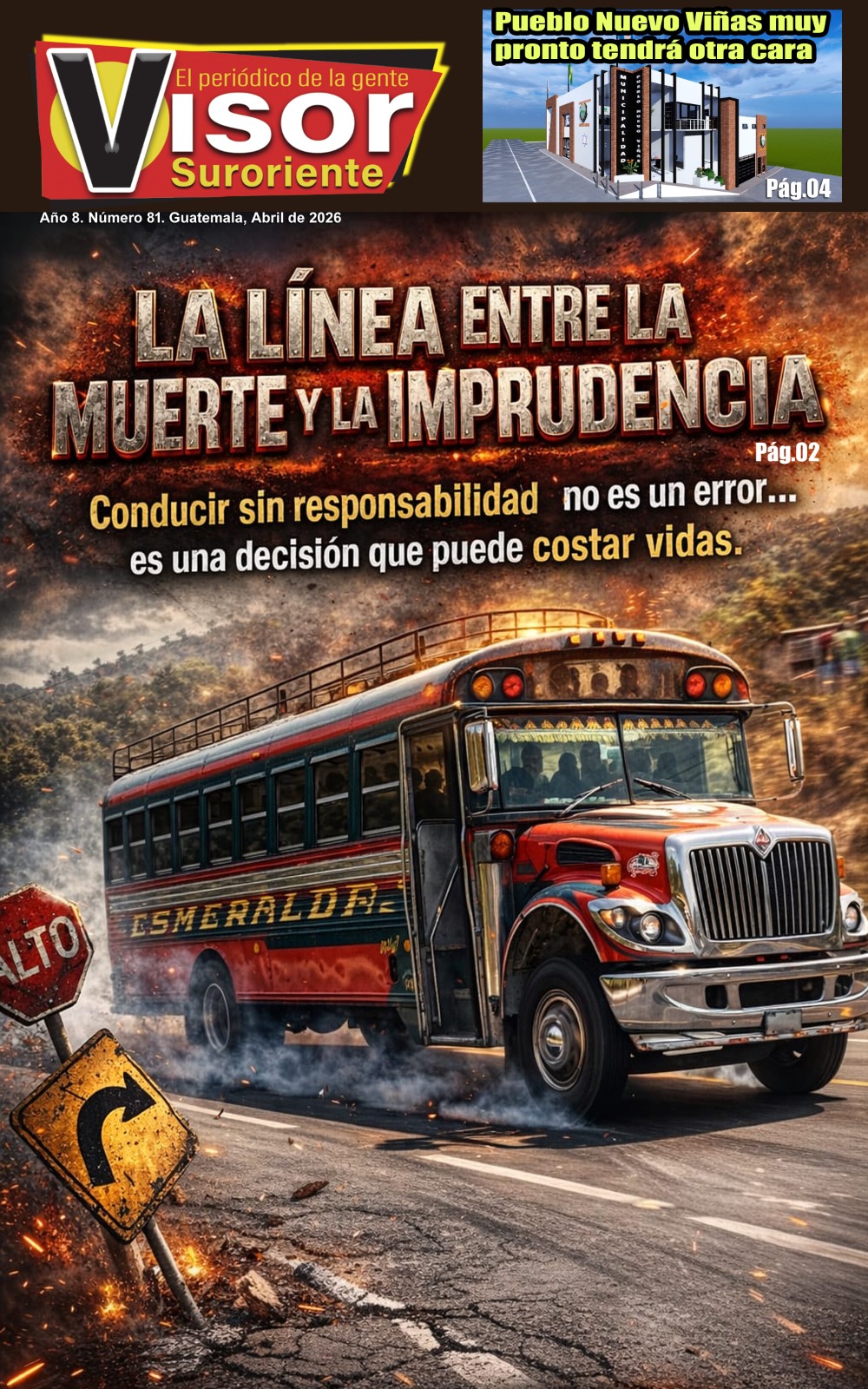 Portada Periodico Digital Visor Suroriente Abril 2026